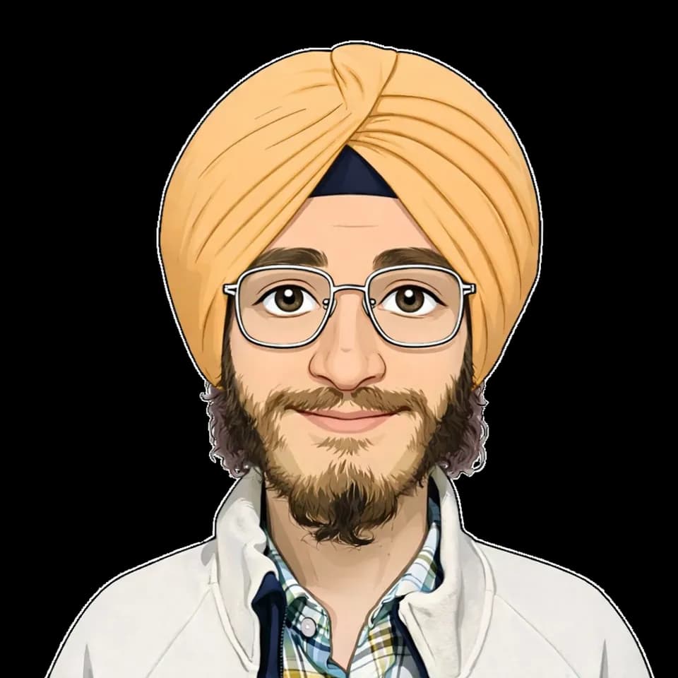 Parampreet Singh's cartoon avatar